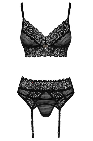 Obsessive 852-SEG-1 3-teiliges Set - Sexy Dessous 3