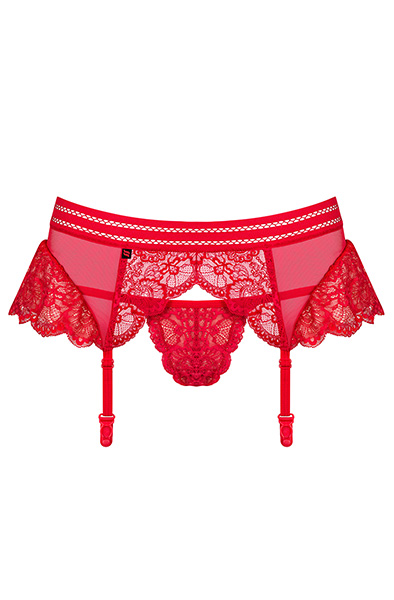 Obsessive 853-GAR-3 Strumpfhalter Rot - Halter für Strumpfhalter 3