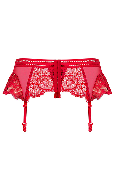 Obsessive 853-GAR-3 Strumpfhalter Rot - Halter für Strumpfhalter 4