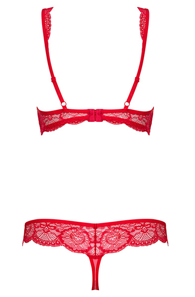 Obsessive 853-SET-3 2-teiliges Set Rot - Sexy Dessous 4