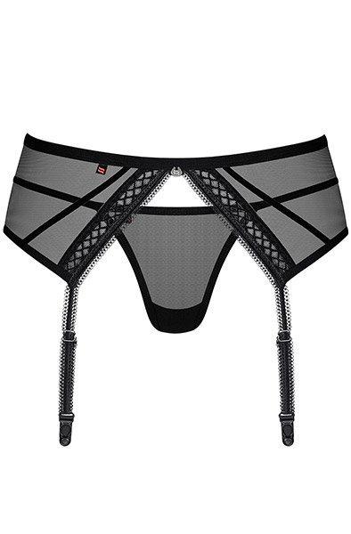Obsessive 855-GAR-1 Strumpfbandgürtel & String - Strumpfhalter 3