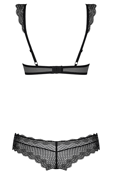 Obsessive 857-SET-1 2-teiliges Set Schwarz - Sexy Dessous 4