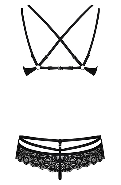 Obsessive 860-SET 2-teiliges Set Schwarz - Sexy Dessous 4