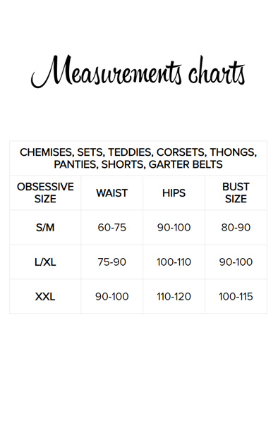 Obsessive 860-THC-1 Ouvert-String Schwarz - Slip 5