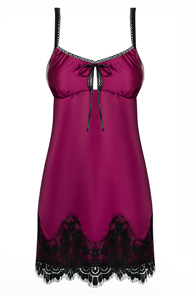 Obsessive 861-CHE-5 Negligé & String Tanga Pink - Sexy Kleidung 3