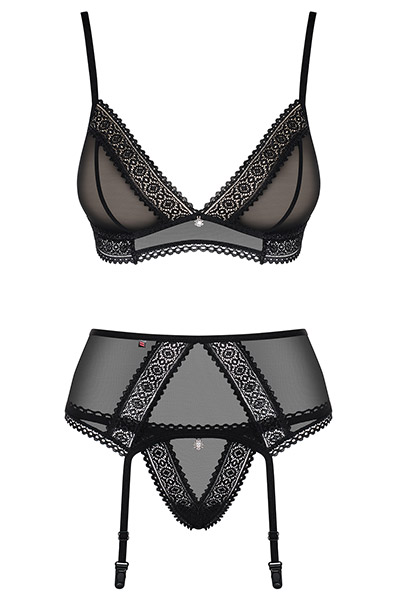 Obsessive 862-SEG-1 3-teiliges Set - Sexy Dessous 3