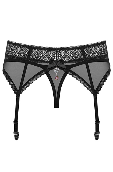 Obsessive 864-GAR-1 Strumpfband und String - Sexy Dessous 4