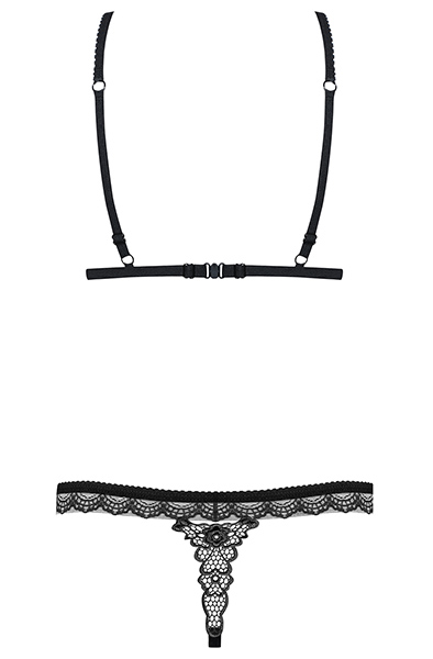 Obsessive 865-SET-1 2-teiliges Set Schwarz - Sexy Dessous 4