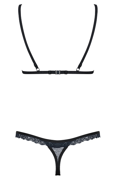 Obsessive 866-SET-1 Set Schwarz - Sexy Dessous 4