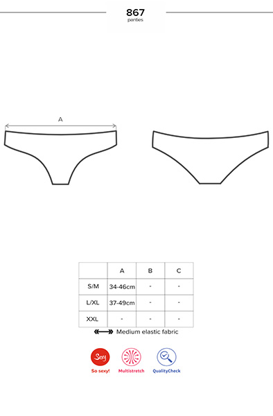 Obsessive 867-PAN-1 Slip - Spitzenhöschen 5