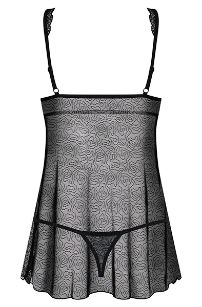 Obsessive 877-BAB-1 Babydoll & String - Babydoll-Dessous 4