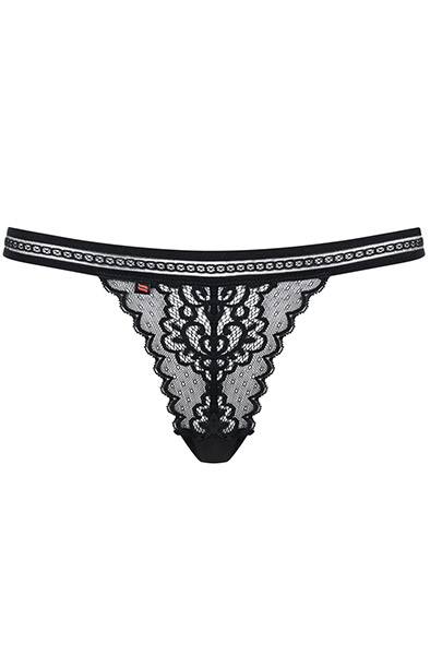 Obsessive Ailay String Schwarz - Spitzenhöschen 3