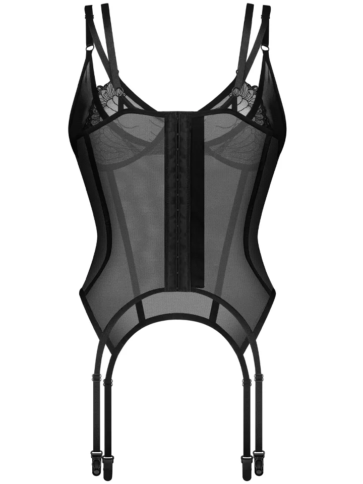 Obsessive Arrowel Corset Black - Korsett 4