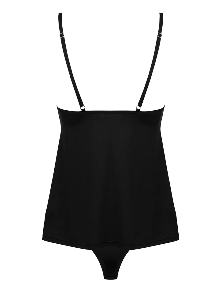 Obsessive Bella Rou Top & Panties Black - Unterwäschen Set 4 [full]