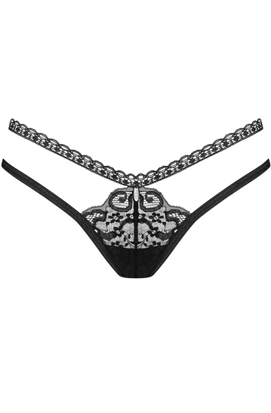 Obsessive Blomentis String Schwarz - Tangas 3