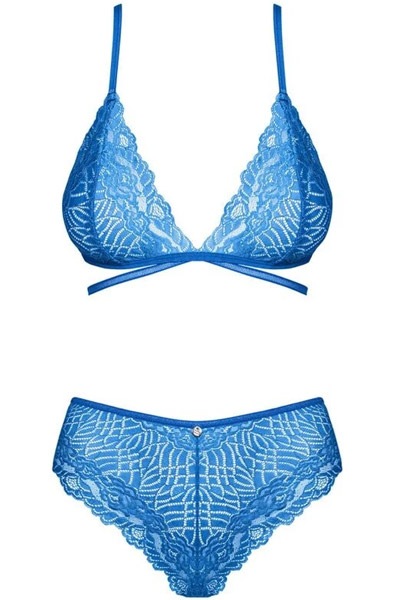 Obsessive Bluellia 2-teiliges Set Blau - Sexy Dessous 3