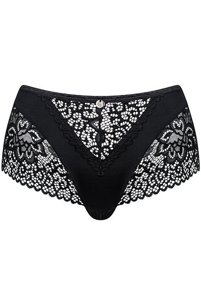 Obsessive Cecilla Shorties Schwarz - Spitzenhöschen 3