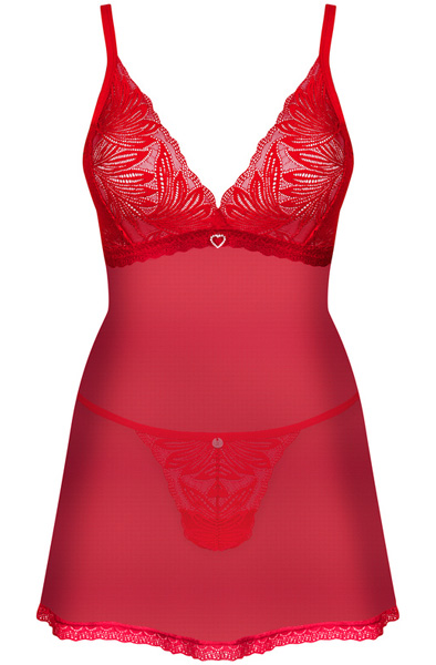 Obsessive Chilisa Babydoll & String - Babydoll-Dessous 3
