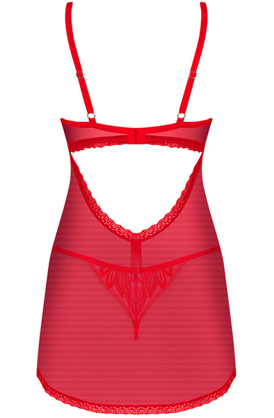 Obsessive Chilisa Babydoll & String - Babydoll-Dessous 4