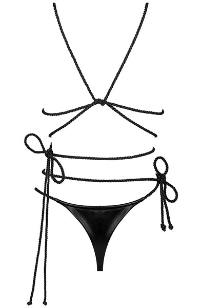Obsessive Cordellis 2-teiliges Set Schwarz - Sexy Dessous 4