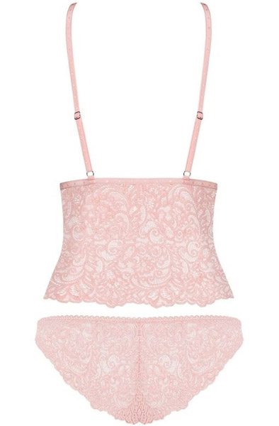 Obsessive Delicanta Top & Slip Pink - Sexy Dessous 4