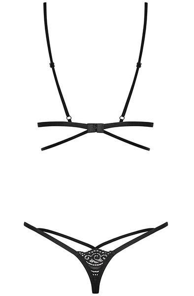 Obsessive Diyosa Set, 2-teilig, Schwarz - Sexy Dessous 4
