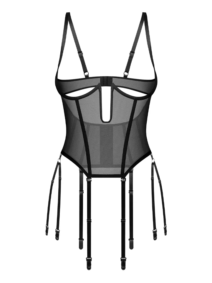 Obsessive Euphori Corset Black - Korsett 3 [full]