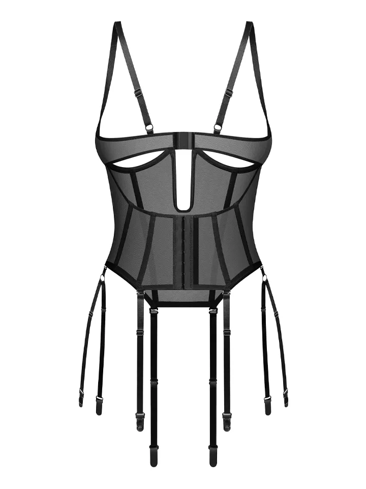 Obsessive Euphori Corset Black - Korsett 4 [full]