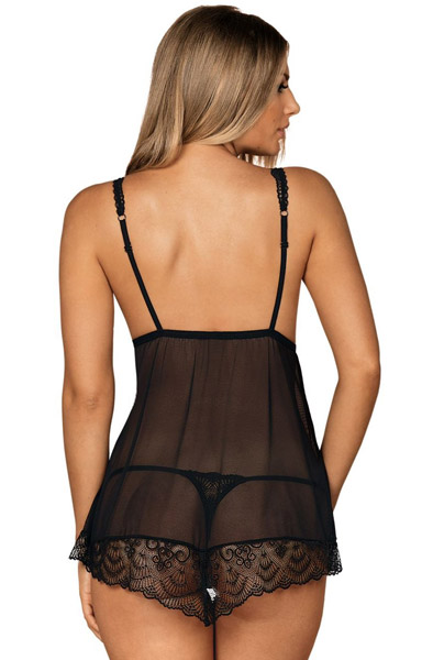 Obsessive Firella Babydoll & String - Babydoll-Dessous 2