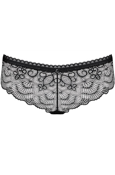 Obsessive Firella Slip Schwarz - Spitzenhöschen 3