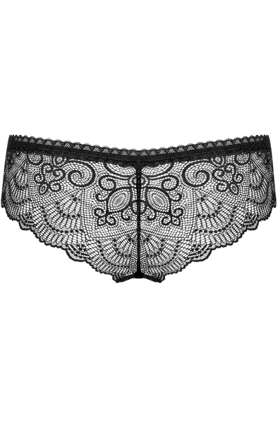 Obsessive Firella Slip Schwarz - Spitzenhöschen 4