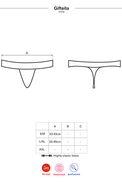 Obsessive Giftella Tanga Rot - Slip 3