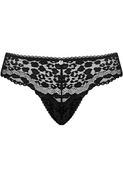 Obsessive Giully String Schwarz - Spitzenhöschen 3