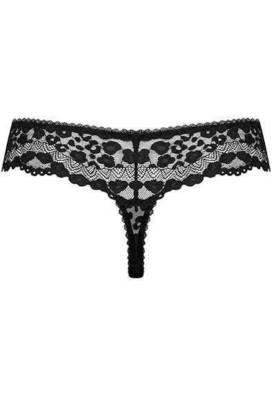 Obsessive Giully String Schwarz - Spitzenhöschen 4