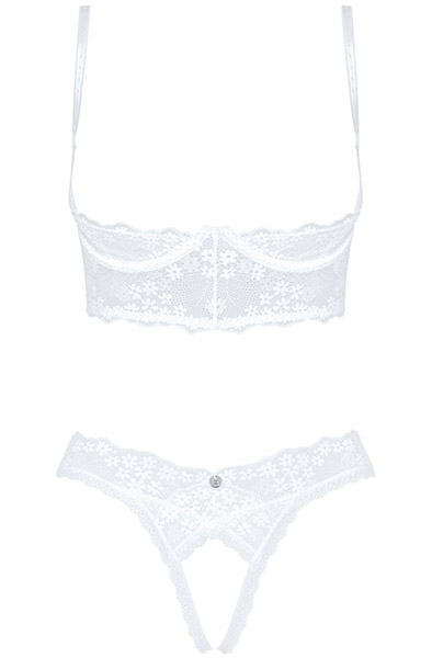 Obsessive Heavenly 2-teiliges Set ohne Cups - Sexy Dessous 3