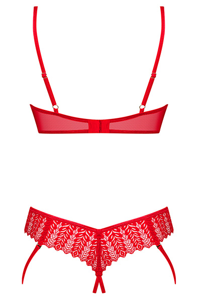 Obsessive Ingridia 2-teiliges Ouvert Set - Sexy Dessous 4
