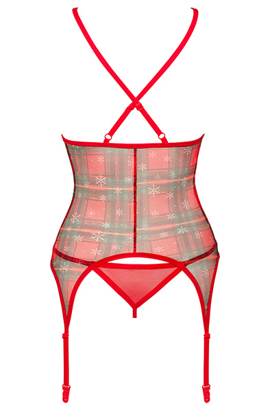 Obsessive Jollymore Korsett Rot - Korsett & String 4