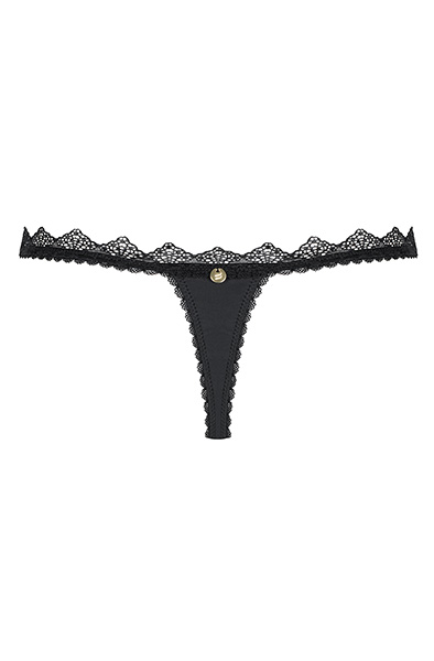 Obsessive Lolitte String Schwarz - Spitzenhöschen 4