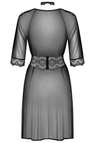 Obsessive Lucita Morgenmantel Schwarz - Bademantel 4