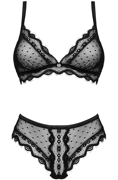 Obsessive Marrbel 2-teiliges Set Schwarz - Sexy Dessous 3