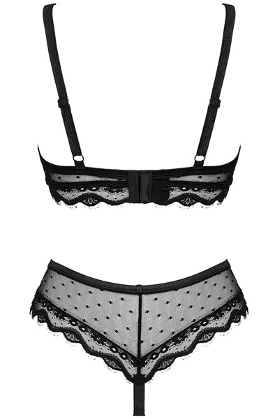 Obsessive Marrbel 2-teiliges Set Schwarz - Sexy Dessous 4