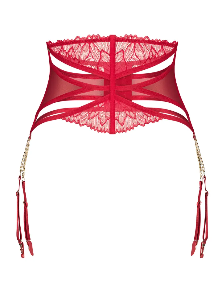 Obsessive Matildea Garter Belt Red - Strumpfhalter 3 [full]