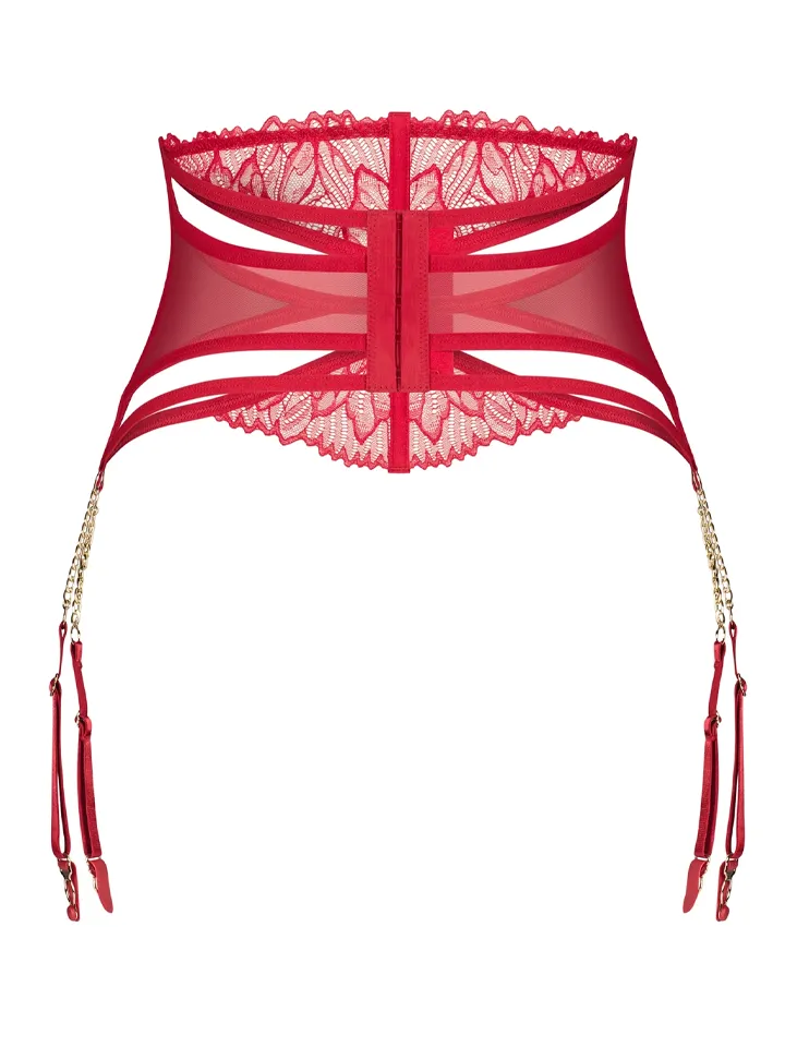 Obsessive Matildea Garter Belt Red - Strumpfhalter 4 [full]