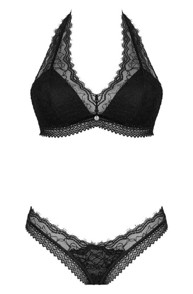 Obsessive Medilla 2-teiliges Set Schwarz - BH & BH-Set 3