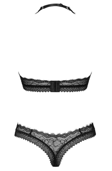 Obsessive Medilla 2-teiliges Set Schwarz - BH & BH-Set 4