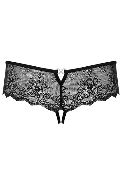 Obsessive Merossa Ouvert-Slip Schwarz - Slip ouvert 5