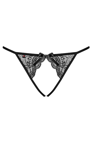 Obsessive Miamor Ouvert-Slip Schwarz - Slip ouvert 4