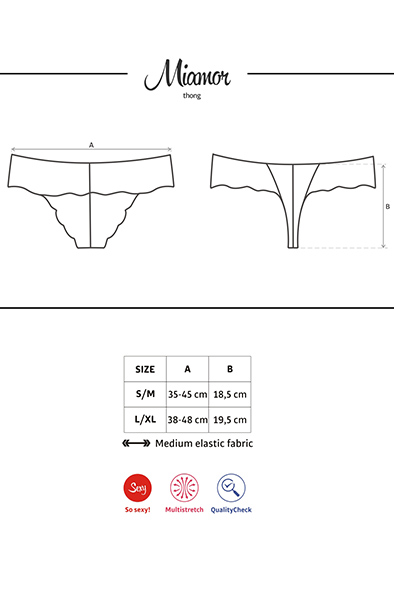 Obsessive Miamor String Tanga Schwarz - Spitzenhöschen 6