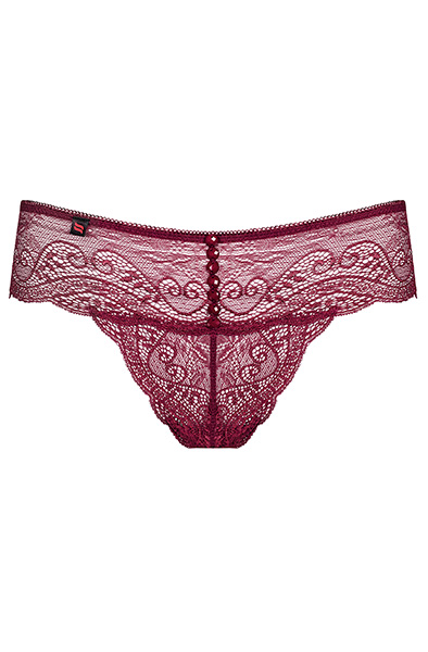 Obsessive Miamor Tanga Weinrot - Spitzenhöschen 3