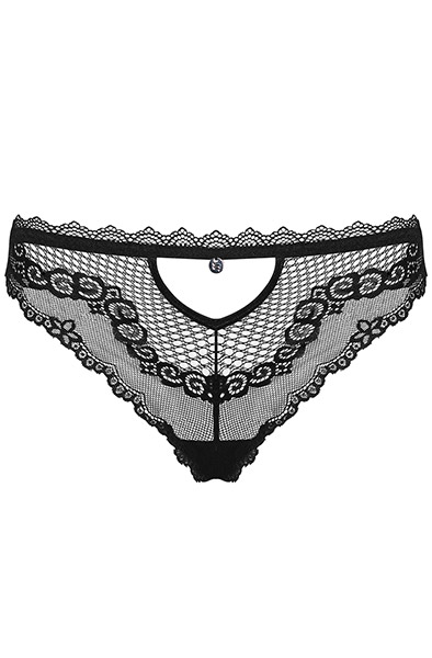 Obsessive Millagro Panties Schwarz - Spitzenhöschen 3